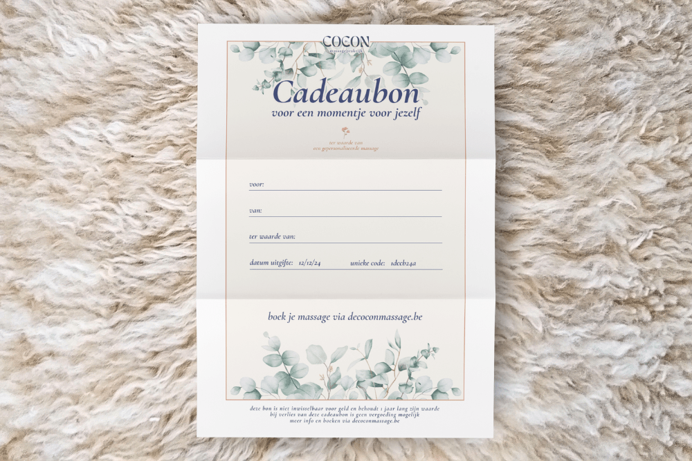 cadeaubon massage brugge